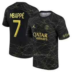 Paris Saint-Germain Mbappé 7 Shirt Heren Vierde Jordan 2022-23 Paris Saint-Germain Mbappé 7 Shirt Heren Vierde Jordan 2022-23