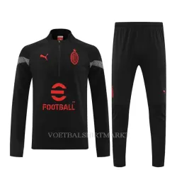 AC Milan Trainingssweaterset 2022-23 Kwartrits Zwarte AC Milan Trainingssweaterset 2022-23 Kwartrits Zwarte
