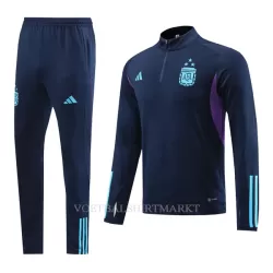 Argentinië 3 Stars Royal Trainingssweaterset 2022-23 Kwartrits Blauwe Argentinië 3 Stars Royal Trainingssweaterset 2022-23 Kwartrits Blauwe
