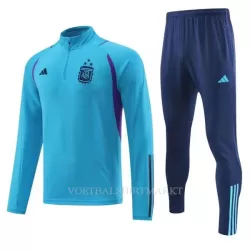 Argentinië 3 Stars Trainingssweaterset 2022-23 Kwartrits Blauwe Argentinië 3 Stars Trainingssweaterset 2022-23 Kwartrits Blauwe