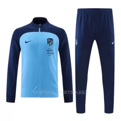Atlético Madrid Trainings Sweatshirt Pak 2022-23 Blauwe Atlético Madrid Trainings Sweatshirt Pak 2022-23 Blauwe