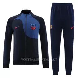 Barcelona Trainings Sweatshirt Pak 2022-23 Zwart-Blauwe Barcelona Trainings Sweatshirt Pak 2022-23 Zwart-Blauwe