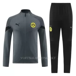 Borussia Dortmund Trainingsjack Pak 2022-23 Grijze Borussia Dortmund Trainingsjack Pak 2022-23 Grijze