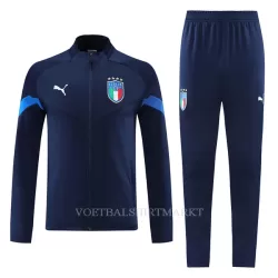 Italië Trainings Sweatshirt Pak 2022-23 Grijze Italië Trainings Sweatshirt Pak 2022-23 Grijze