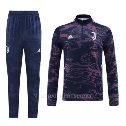 Juventus Royal Trainingssweaterset 2022-23 Kwartrits Blauwe Juventus Royal Trainingssweaterset 2022-23 Kwartrits Blauwe