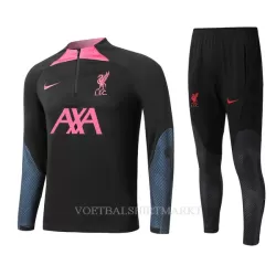 Liverpool Trainingssweaterset Kind 2022-23 Kwartrits Zwarte Liverpool Trainingssweaterset Kind 2022-23 Kwartrits Zwarte