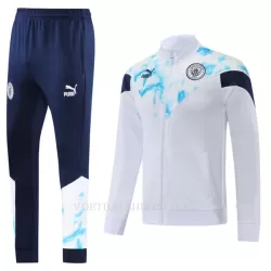 Manchester City Trainings Sweatshirt Pak 2022-23 Wit-Blauwe Manchester City Trainings Sweatshirt Pak 2022-23 Wit-Blauwe