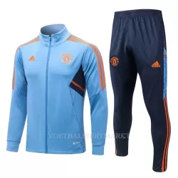 Manchester United Trainings Sweatshirt Pak 2022-23 Lichtblauwe Manchester United Trainings Sweatshirt Pak 2022-23 Lichtblauwe
