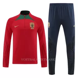 Portugal Trainingssweaterset 2022 Kwartrits Rode Portugal Trainingssweaterset 2022 Kwartrits Rode