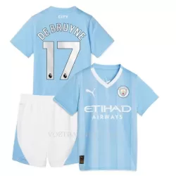 Manchester City De Bruyne 17 Tenue Kind Thuis 2023/24 Manchester City De Bruyne 17 Tenue Kind Thuis 2023/24