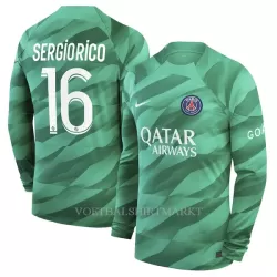 Paris Saint-Germain Sergio Rico 16 Keeper Shirt Heren Thuis 2023/24 Lange Mouw Paris Saint-Germain Sergio Rico 16 Keeper Shirt Heren Thuis 2023/24 Lange Mouw