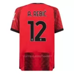 AC Milan A. Rebic 12 Shirt Heren Thuis 2023/24