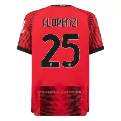 AC Milan Florenzi 25 Shirt Heren Thuis 2023/24 AC Milan Florenzi 25 Shirt Heren Thuis 2023/24