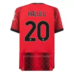 AC Milan Kalulu 20 Shirt Heren Thuis 2023/24 AC Milan Kalulu 20 Shirt Heren Thuis 2023/24