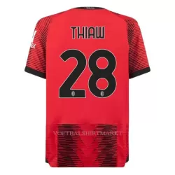 AC Milan Thiaw 28 Shirt Heren Thuis 2023/24 AC Milan Thiaw 28 Shirt Heren Thuis 2023/24