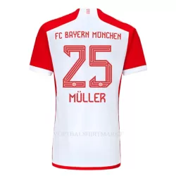 FC Bayern München Thomas Müller 25 Shirt Heren Thuis 2023/24 FC Bayern München Thomas Müller 25 Shirt Heren Thuis 2023/24