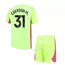 Manchester City Ederson Keeper Tenue Kind Derde 2023/24 Manchester City Ederson Keeper Tenue Kind Derde 2023/24