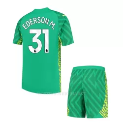 Manchester City Ederson Keeper Tenue Kind Thuis 2023/24 Manchester City Ederson Keeper Tenue Kind Thuis 2023/24