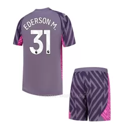 Manchester City Ederson Keeper Tenue Kind Uit 2023/24 Manchester City Ederson Keeper Tenue Kind Uit 2023/24