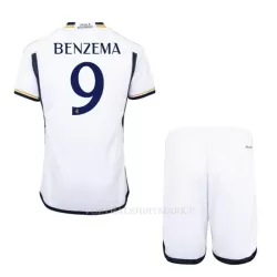 Real Madrid Benzema 9 Tenue Kind Thuis 2023/24 Real Madrid Benzema 9 Tenue Kind Thuis 2023/24