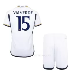 Real Madrid Valverde 15 Tenue Kind Thuis 2023/24 Real Madrid Valverde 15 Tenue Kind Thuis 2023/24