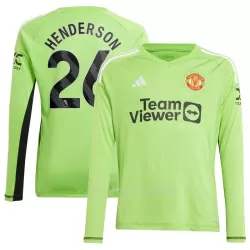 Manchester United Henderson 26 Keeper Shirt Heren Thuis 2023/24 Lange Mouw Manchester United Henderson 26 Keeper Shirt Heren Thuis 2023/24 Lange Mouw