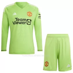 Manchester United Keeper Tenue Kind Thuis 2023/24 Lange Mouw Manchester United Keeper Tenue Kind Thuis 2023/24 Lange Mouw