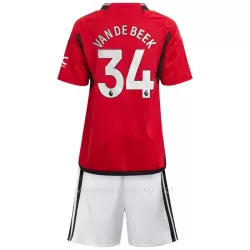 Manchester United Van De Beek 34 Tenue Kind Thuis 2023/24