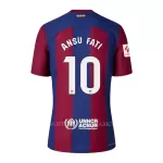FC Barcelona Ansu Fati 10 Shirt Heren Thuis 2023/24