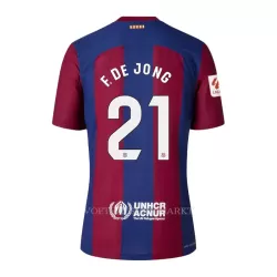 FC Barcelona Frenkie de Jong 21 Shirt Heren Thuis 2023/24 FC Barcelona Frenkie de Jong 21 Shirt Heren Thuis 2023/24