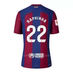 FC Barcelona Raphinha 22 Shirt Heren Thuis 2023/24 FC Barcelona Raphinha 22 Shirt Heren Thuis 2023/24