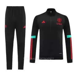 Manchester United Trainingsjack Pak 2023/24 Zwarte Manchester United Trainingsjack Pak 2023/24 Zwarte