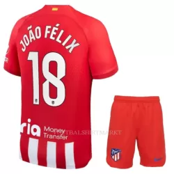 Atlético Madrid João Félix 18 Tenue Kind Thuis 2023/24 Atlético Madrid João Félix 18 Tenue Kind Thuis 2023/24