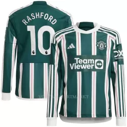 Manchester United Rashford 10 Shirt Heren Uit 2023/24 Lange Mouw