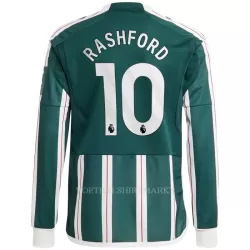 Manchester United Rashford 10 Shirt Heren Uit 2023/24 Lange Mouw