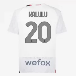 AC Milan Kalulu 20 Shirt Heren Uit 2023/24 AC Milan Kalulu 20 Shirt Heren Uit 2023/24