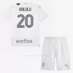 AC Milan Kalulu 20 Tenue Kind Uit 2023/24 AC Milan Kalulu 20 Tenue Kind Uit 2023/24
