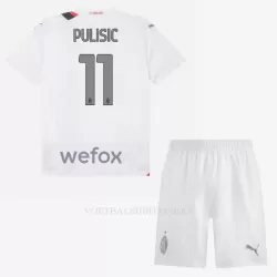AC Milan Pulisic 11 Tenue Kind Uit 2023/24 AC Milan Pulisic 11 Tenue Kind Uit 2023/24