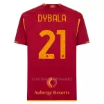 AS Roma Dybala 21 Shirt Heren Thuis 2023/24
