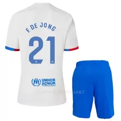 FC Barcelona Frenkie de Jong 21 Tenue Kind Uit 2023/24 FC Barcelona Frenkie de Jong 21 Tenue Kind Uit 2023/24