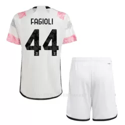 Juventus Fagioli 44 Tenue Kind Uit 2023/24 Juventus Fagioli 44 Tenue Kind Uit 2023/24