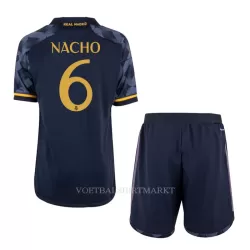 Real Madrid Nacho 6 Tenue Kind Uit 2023/24 Real Madrid Nacho 6 Tenue Kind Uit 2023/24