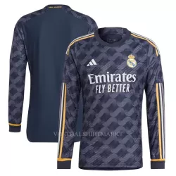 Real Madrid Shirt Heren Uit 2023/24 Lange Mouw Real Madrid Shirt Heren Uit 2023/24 Lange Mouw