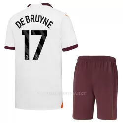 Manchester City Kevin De Bruyne 17 Tenue Kind Uit 2023/24 Manchester City Kevin De Bruyne 17 Tenue Kind Uit 2023/24