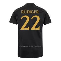 Real Madrid Rudiger 22 Shirt Heren Derde 2023/24 Real Madrid Rudiger 22 Shirt Heren Derde 2023/24