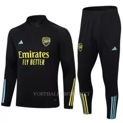 Arsenal Trainings Sweatshirt Pak 2023/24 Kwartrits Zwarte Arsenal Trainings Sweatshirt Pak 2023/24 Kwartrits Zwarte