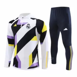 Real Madrid Trainings Sweatshirt Pak 2023/24 Kwartrits Wit-Zwart Real Madrid Trainings Sweatshirt Pak 2023/24 Kwartrits Wit-Zwart