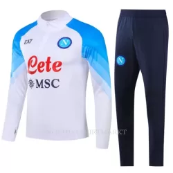 SSC Napoli Trainings Sweatshirt Pak 2023/24 Kwartrits Witte SSC Napoli Trainings Sweatshirt Pak 2023/24 Kwartrits Witte