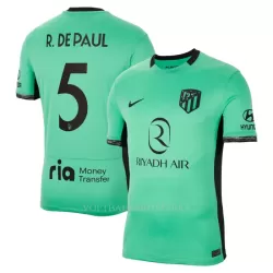 Atlético Madrid R. De Paul 5 Shirt Heren Derde 2023/24 Atlético Madrid R. De Paul 5 Shirt Heren Derde 2023/24