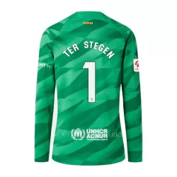 FC Barcelona Ter Stegen 1 Keeper Shirt Heren Thuis 2023/24 Lange Mouw FC Barcelona Ter Stegen 1 Keeper Shirt Heren Thuis 2023/24 Lange Mouw